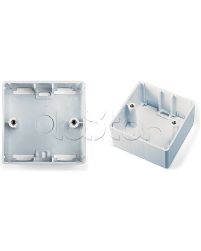 Коробка для настенного монтажа 80x80x45 мм, французский стандарт Hyperline (MB-E-35) в Благовещенске Распределительные коробки Pintop.ru