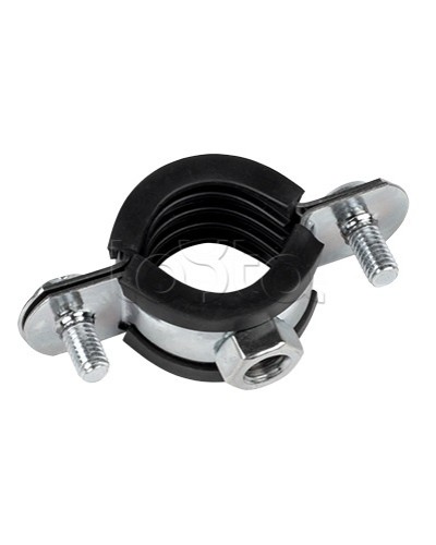 Хомут стальной 3/8 (15-19 мм), с уплотнителем EKF (hsu1038) в Благовещенске Стяжки-хомуты Pintop.ru