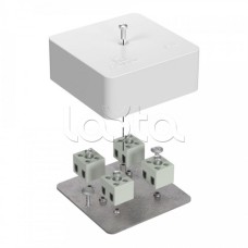 Коробка огнест для кабель-канала 40-0450-FR2.5-8 Е15-Е60 (латунь) 75х75х30 Промрукав (40-0450-FR2.5-8-Е60)