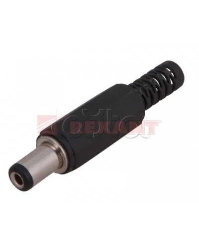 Разъем питания штекер 2.1х5.5x10 мм (50шт/уп) REXANT 14-0311 в Благовещенске Коннекторы Pintop.ru