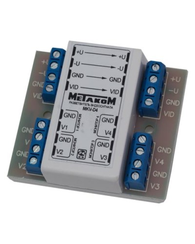 Разветвитель видеосигнала Метаком MKV-D4C в Благовещенске Блоки коммутации многоабонентные Pintop.ru