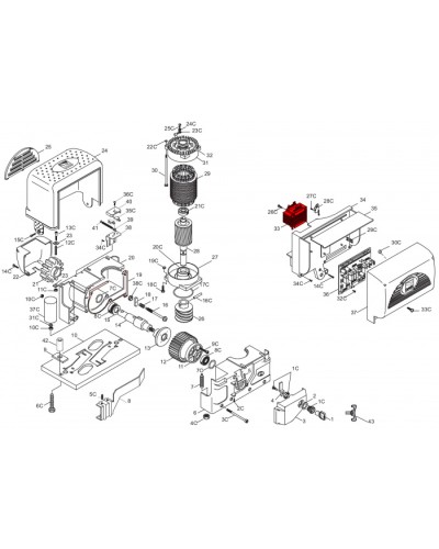 Трансформатор ZU200, ZL22 Came 119RIR263 в Благовещенске Запчасти для шлагбаумов и автоматики Pintop.ru