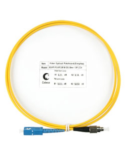 Шнур оптический simplex SC-FC 9/125 SM 1.5 м LSZH в Благовещенске Патч-корды оптические Pintop.ru