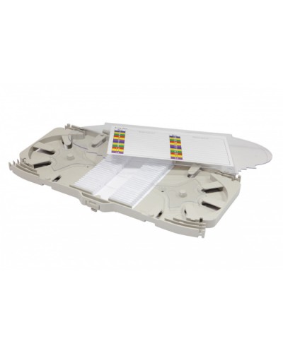 Сплайс-кассета на 24 (48) соединения, пластик Eurolan 33B-03-24GY в Благовещенске Кроссы оптические Pintop.ru