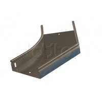 Угол 45° горизонтальный плавный Hyperline RST-AHS45-150-50-0,8-R100-SZ