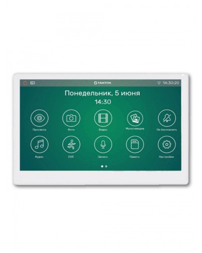 Монитор Tantos Stark HD SE Tuya (White) XL в Благовещенске Абонентские IP устройства Pintop.ru