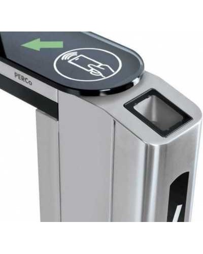 Передняя панель скоростного прохода PERCo-ST-01 со встроенным сканером штрихкода PERCo-FP01Q.1 в Благовещенске Ограждения Pintop.ru