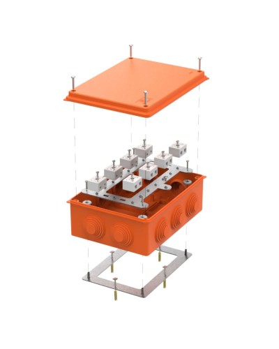 Коробка огнест. для о/п 40-0320-FR10.0-16 Е15-Е120 RAL2004 200х150х75 (5 шт/кор) Промрукав (40-0320-FR10.0-16) в Благовещенске Распределительные коробки Pintop.ru