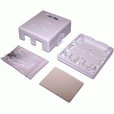 Коробка настенная на 1 порт для Keystone TWT TWT-SA1-WH