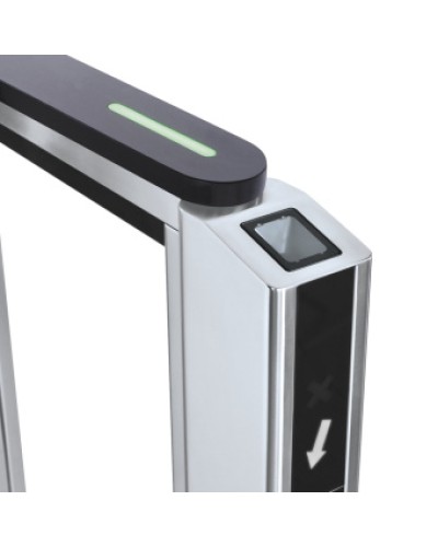 Передняя панель скоростного прохода PERCo-ST-11 со встроенным сканером штрихкода PERCo-FP11Q.1 в Благовещенске Ограждения Pintop.ru