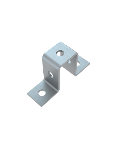 Прямоугольная скоба для страт-профиля 41х72 мм HD КМ-профиль (PS41-72 HD) в Благовещенске Держатели, клипсы, скобы Pintop.ru