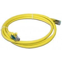 Патч-корд RJ45 - RJ45, 4 пары, FTP, категория 6A, 0.5 м, желтый, LSZH LANMASTER LAN-PC45/S6A-0.5-YL