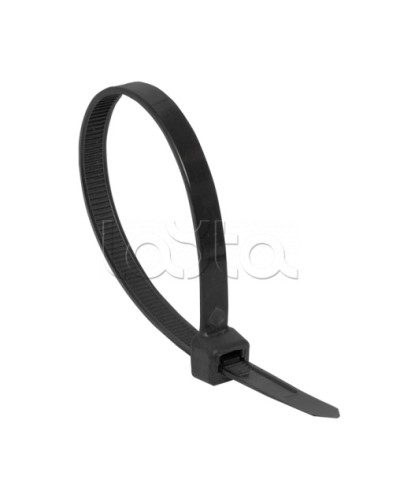 Хомут нейлоновый черный (2,5х200) (100шт.) EKF Basic (plc-cb-2.5x200) в Благовещенске Стяжки-хомуты Pintop.ru