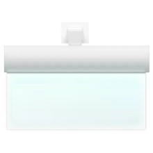 Табло М-24-УЛЬТРА Человек вправо стрелка вниз в дверь (универс. креп.) (ИП Раченков А.В.)