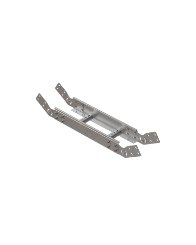 Вертикальный шарнирный угол 100х600х1,5 мм N КМ-профиль (LSHL100-600-1.5 N) в Благовещенске Аксессуары для лотков Pintop.ru