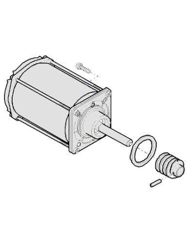 Электродвигатель G12000 в сборе Came 119RIG101 в Благовещенске Запчасти для шлагбаумов и автоматики Pintop.ru