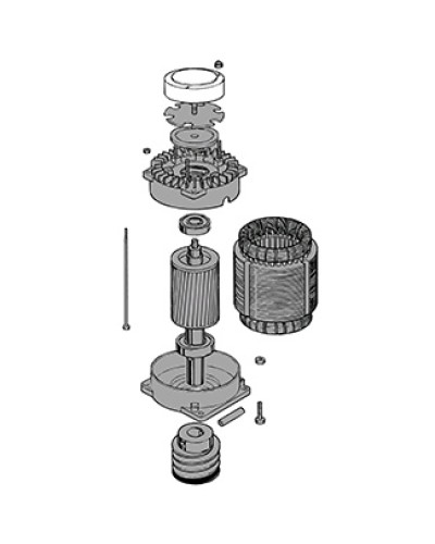 Электродвигатель C-BY Came 119RIC036 в Благовещенске Запчасти для шлагбаумов и автоматики Pintop.ru