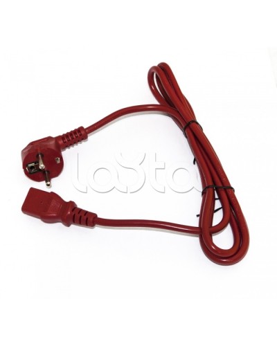 Кабель питания компьютера Hyperline PWC-IEC13-SHM-1.8-RD в Благовещенске Патч-корды и пигтейлы Pintop.ru