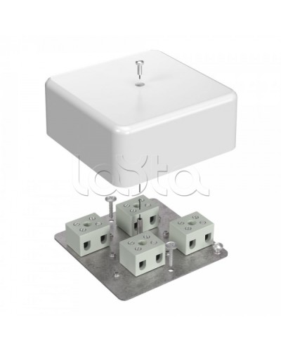 Коробка огнест для кабель-канала 40-0470-FR2.5-8 Е15-Е60 (латунь) 103х103х45 Промрукав (40-0470-FR2.5-8-Е60) в Благовещенске Распределительные коробки Pintop.ru