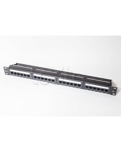 Коммутационная панель 19 категории 6 UTP 1U 24 порта SPL (500007) в Благовещенске Патч панель Pintop.ru