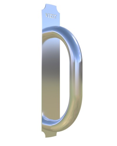 Дверная ручка наружная с декоративной накладкой Vizit PC-101-VIZIT в Благовещенске Аксессуары для многоабонентных систем Pintop.ru