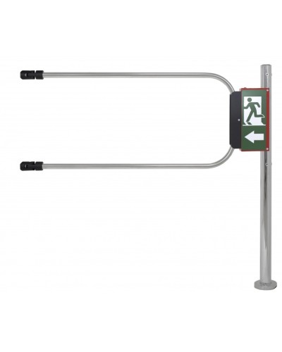 Smartec ST-GR010EC-CR - Калитка аварийного выхода с электромагнитом, хромированная, в комплекте стойка 1000 х D50 мм и створка 1000 х D25 мм. в Благовещенске Калитки Pintop.ru