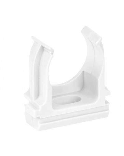 ELASTA Держатель с защелкой CF25 белый IEK (ET-TA00D-CF-025-K01-010) в Благовещенске Держатели, клипсы, скобы Pintop.ru