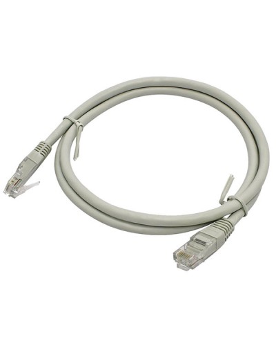 Шнур коммутационный U/UTP категория 5e PVC 2,0 м, серый DR-180009 - Datarex в Благовещенске Патчкорды (медные) Pintop.ru