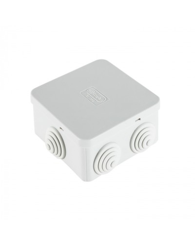 Коробка распределительная о/п, для монтажного пистолета 85х85х50, без галогена, 6 вых, IP44 (44066HF) в Благовещенске Распределительные коробки Pintop.ru