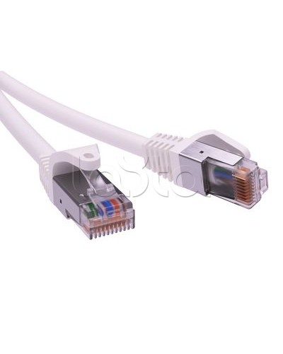 Патч-корд экранированный CAT6 F/UTP 4х2, LSZH, белый, 1м DKC RN6FU4510WH в Благовещенске Патчкорды (медные) Pintop.ru