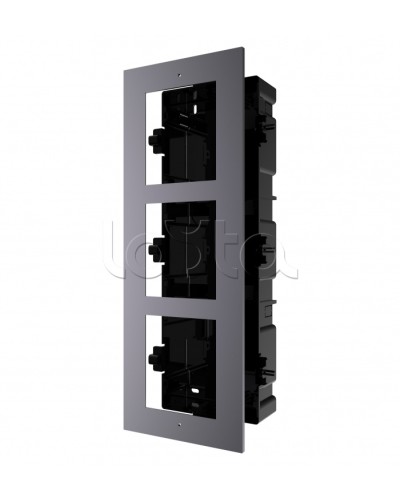 Рамка для врезного монтажа на 3 модуля CTV-IP-UF3F в Благовещенске Аксессуары для IP домофонов Pintop.ru