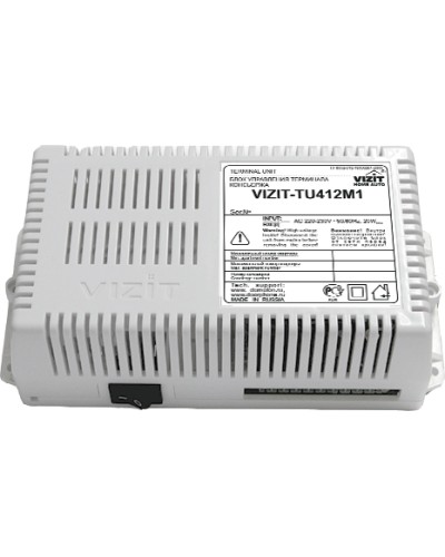 Блок управления терминала консьержа Vizit-TU412M1 в Благовещенске Блоки управления многоабонентные Pintop.ru