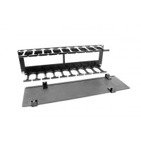 Органайзер кабельный горизонтальный 3U ЦМО (ГКО-П-3-9005)