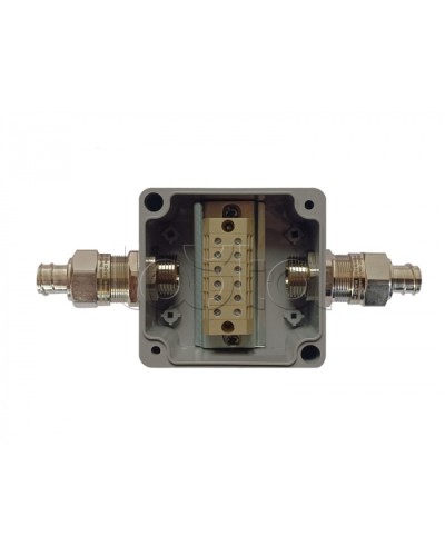 G366 А МВ (ввод провода в металлорукаве Ду15) К АЯКС IP66/IP65, 82x80x55 Магнито-контакт в Благовещенске Распределительные коробки Pintop.ru