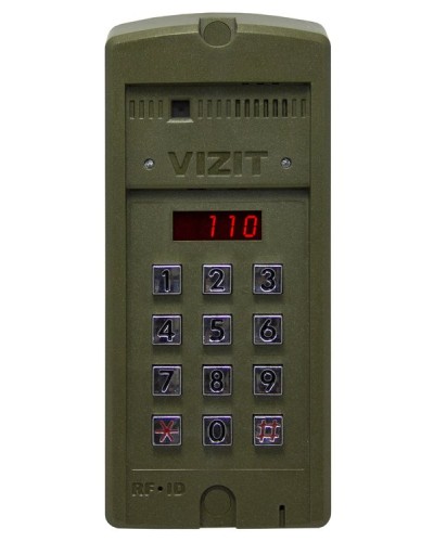Блок вызова до 100 абонентов Vizit БВД-SM110FCP в Благовещенске Блоки вызова многоабонентные Pintop.ru