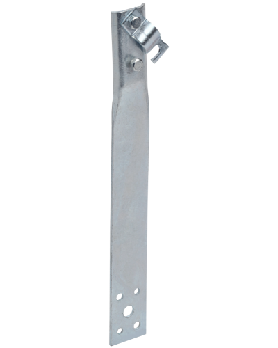 Держатель проводника круглого 6-10мм винтовой прямой h=80мм оцинкованная сталь HDZ IEK (ZDP86-14-1-16-80) в Благовещенске Крепеж Pintop.ru