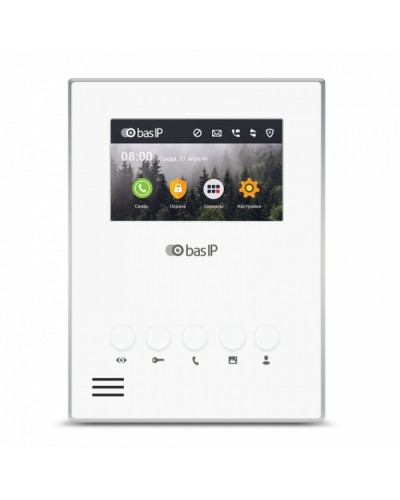 Видеодомофон BAS-IP AU-04LA WHITE в Благовещенске Вызывные IP панели Pintop.ru