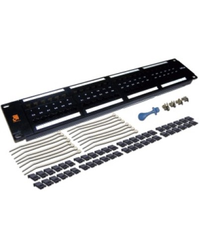 Патч-панель 48 портов, UTP, кат.5E, 2U LANMASTER LAN-PPL48U5E в Благовещенске Патч панель Pintop.ru