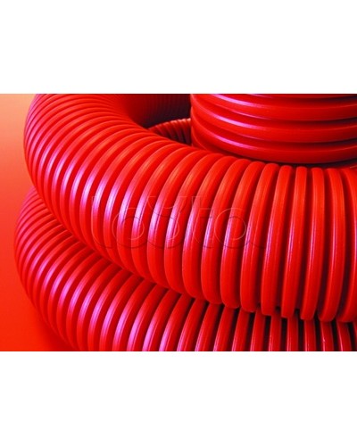 Труба гофрированная двустенная ПНД 110 мм для кабельной канализации с зондом DKC 121911 (50 м) в Благовещенске Труба гофрированная Pintop.ru