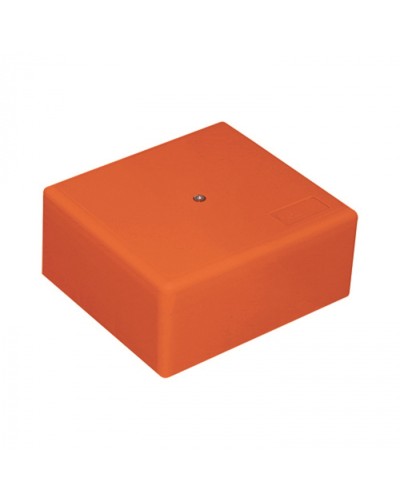 MB75 Коробка огн. E-110,о/п 75х75х40, с гладкими стенками,без галогена, заземление, IP41, 5P, (1,5-6мм2), цвет оранж в Благовещенске Распределительные коробки Pintop.ru