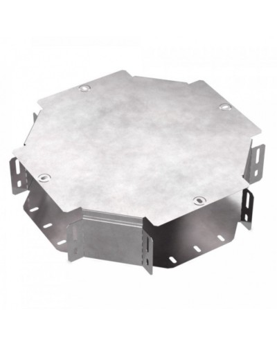 Х-образный ответвитель с крышкой Стандарт 200х100 Промрукав (PR16.0464) в Благовещенске Аксессуары для лотков Pintop.ru