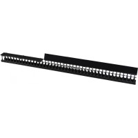 Органайзер 42U глубиной 179 мм, для шкафов LANMASTER DCS шириной 800 мм, черный (2 шт) LANMASTER LAN-DC-CB-42Ux8-VO18