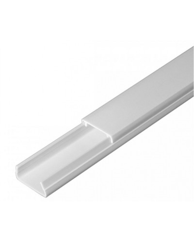 Кабель-канал серый RAL 7035 2-й замок в п/э 20х10 (180м/уп) Промрукав (PR03.0071) в Благовещенске Кабель-канал Pintop.ru