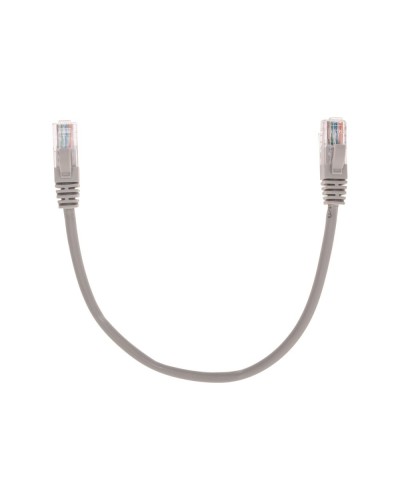 Патч-корд U/UTP, CAT 5e, RJ45-RJ45, 26AWG, LSZH, серый, 0,3м REXANT 02-0100-03 в Благовещенске Патчкорды (медные) Pintop.ru