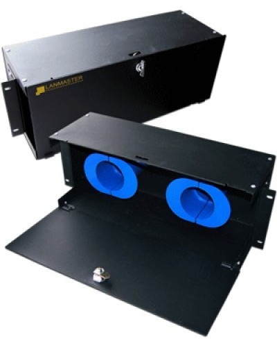 Органайзер для оптического кабеля 19, 4U LANMASTER LAN-ORG/FO-4U в Благовещенске Кабельные органайзеры Pintop.ru