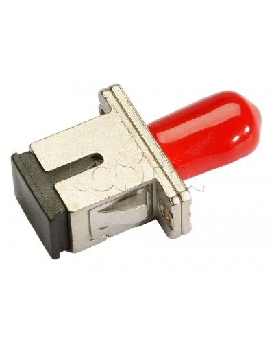 Соединитель проходной ST-SC, MM(для многомодового кабеля), simplex Cabeus ST-SC-MM в Благовещенске Проходные адаптеры и розетки оптические Pintop.ru