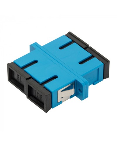 Адаптер оптический SC, SM, дуплексный LANMASTER (LAN-2SC-AM-SM) в Благовещенске Проходные адаптеры и розетки оптические Pintop.ru