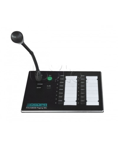 Консоль микрофонная DSPPA PAVA-8008 в Благовещенске Система оповещения и трансляции Dsppa Pintop.ru