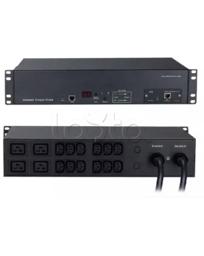 Блок распределения питания Hyperline ATS-R-228H1622-Intelligent в Благовещенске Блоки розеток Pintop.ru