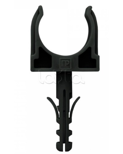 Крепеж-клипса с дюбелем черная д20 в малой упаковке (10шт/900шт уп/кор) Промрукав (PR13.0304) в Благовещенске Крепеж: Дюбели, шурупы, саморезы Pintop.ru